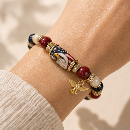 🇺🇸 Celebrate Freedom & Honor 💎 | USA 250th Anniversary Limited Edition Bracelet✨ - 11 In Stock