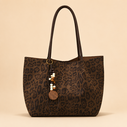 Velmora Leopard Tote – Spacious Everyday Style for Every Occasion