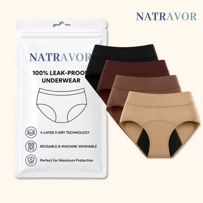 NATRAVOR™  100% Leak-Proof Underwear