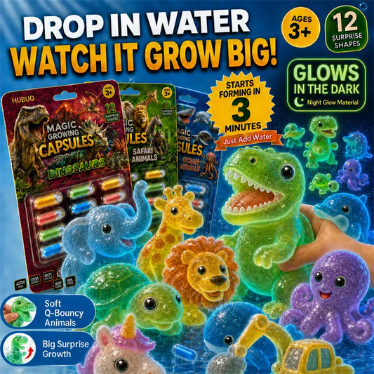 Grow-in-Water Animal Capsule Toys