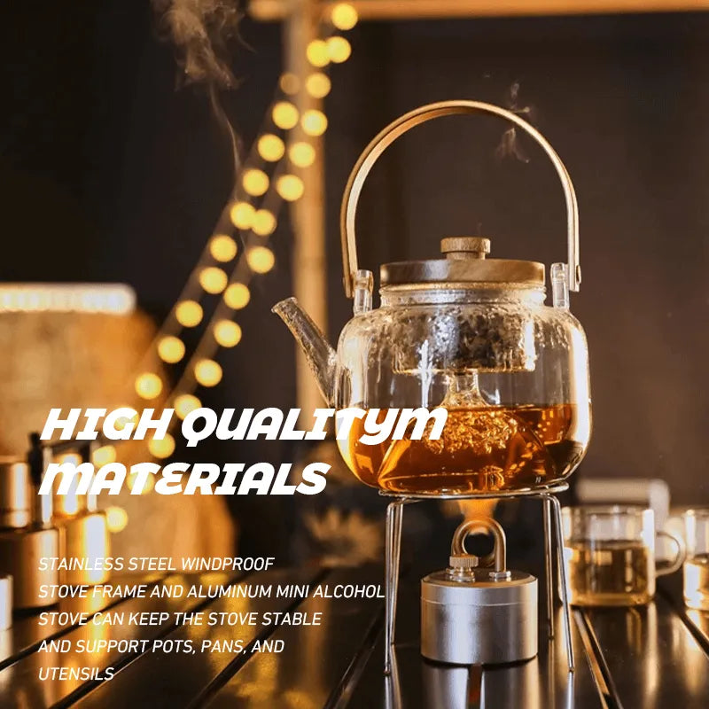 High-Power Portable Mini Outdoor Spirit Burner & Alcohol Stove🍵