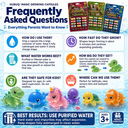 Grow-in-Water Animal Capsule Toys