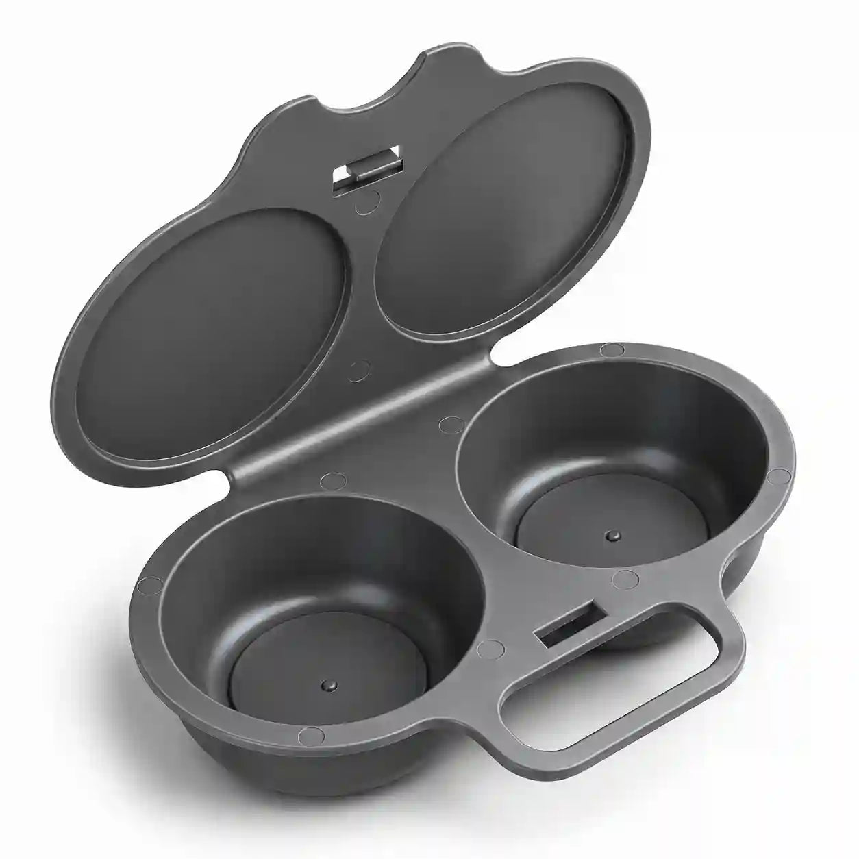 Microwave Egg Poacher——Dual‑cavity, non‑stick & easy clean. Healthier than frying – stock up & save! 🏠✅