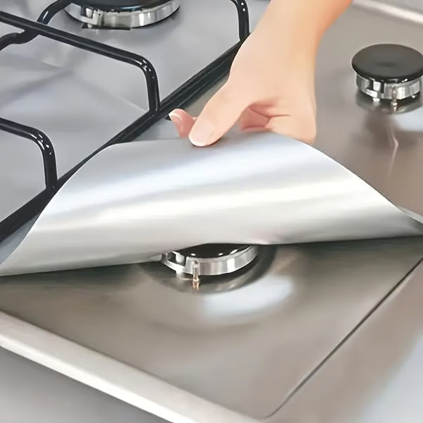Reusable Gas Stove Burner Liners♻️ (Set of 4)
