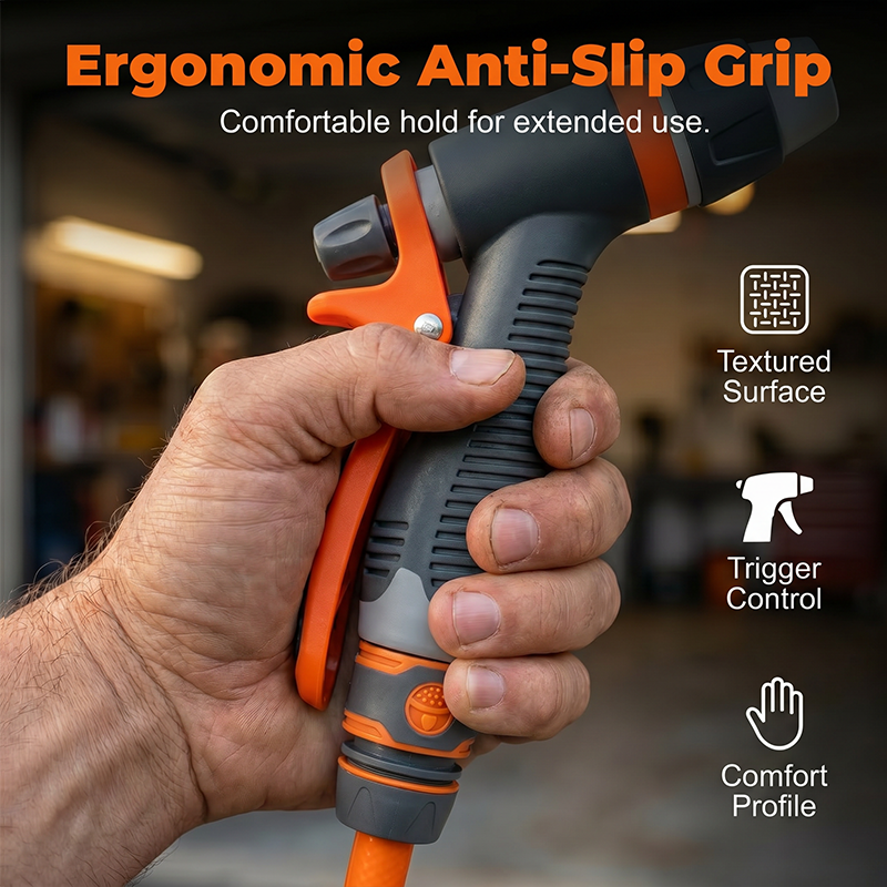 💦Household Car Wash Water Gun-Adjustable Spray, Anti-Slip Grip & Universal Connectors for Effortless Home & Vehicle Cleaning 🚗✨